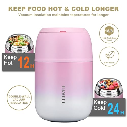 17oz Insulated Food Jar with Spoon