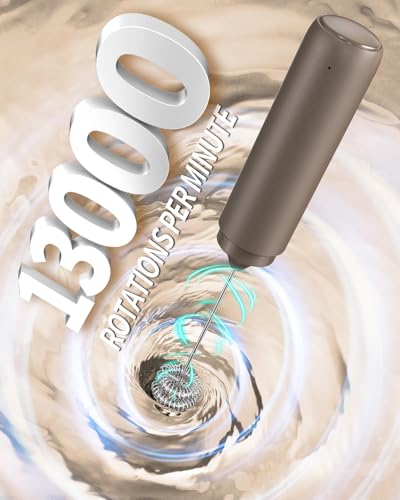 Portable Rechargeable Milk Frother Handheld