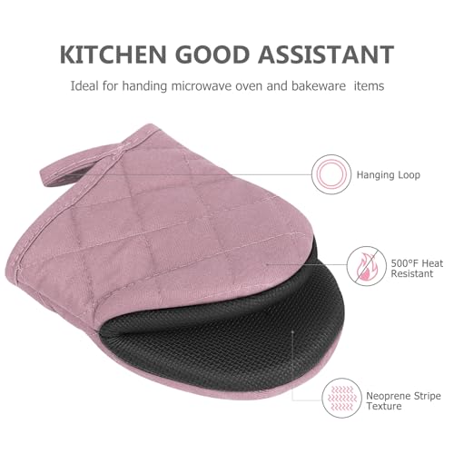 1 Pair Short Oven Mitts