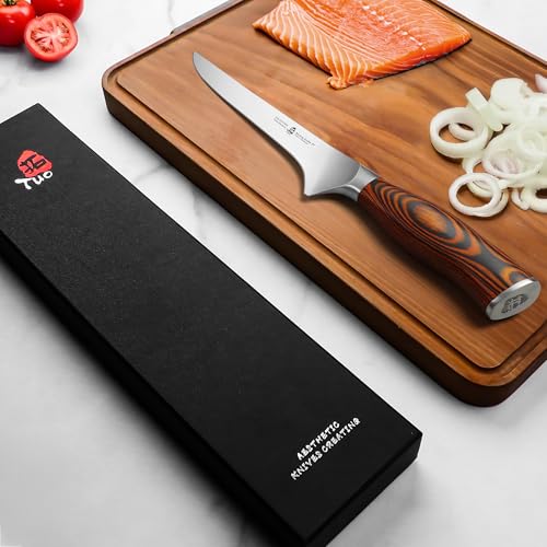 Boning Knife 7 inch Sharp Fillet Knife for Trimming Meat with Bones