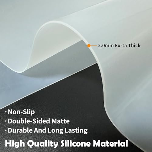 2 Pack 47.3"x23.6" Silicone Kitchen Counter Mats (2 Count)