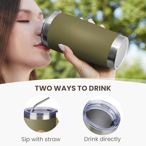 20oz Tumbler 12 Pack Double Wall Vacuum Insulated Travel Mug Bulk (12 Count)