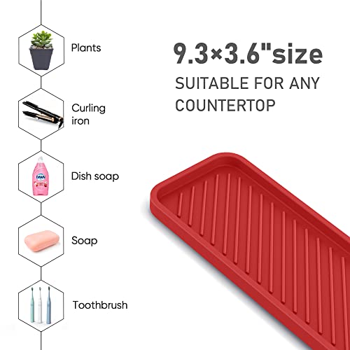 Kitchen Silicone Sink Organizer Tray (2 Count)