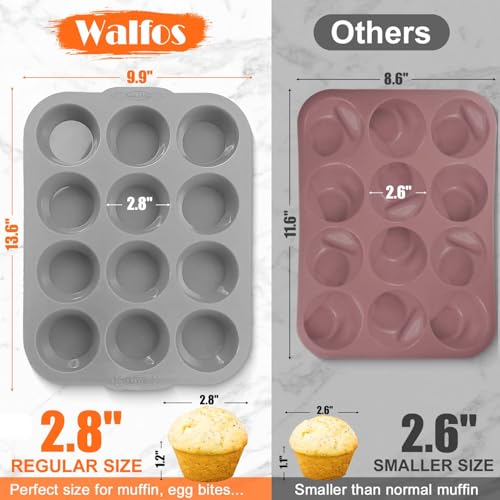Silicone Muffin Pan with Metal Frame (24 Count)