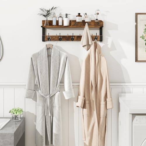 Coat Rack with Shelf