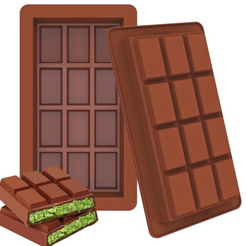 1 Inch Deep Chocolate Bar Mold 12 Snap