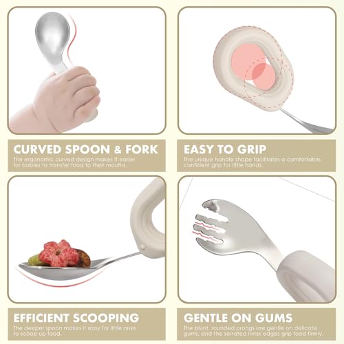 Baby Suction Bowl Set with Spoon & Fork