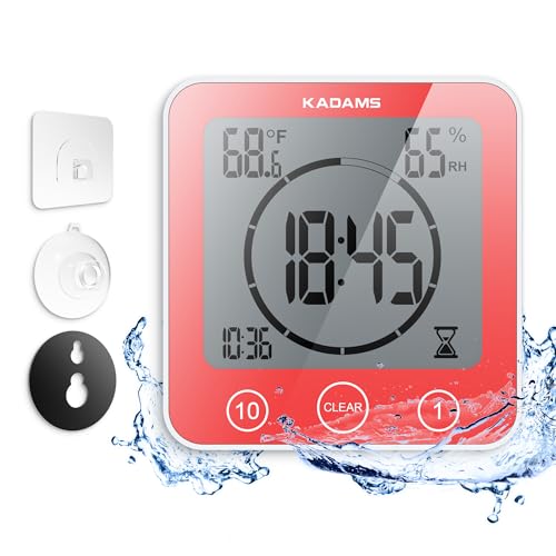 Shower Clock Waterproof Bathroom Timer