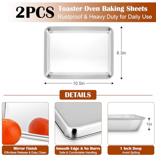 Small Baking Sheet with Wire Rack (2 Count)