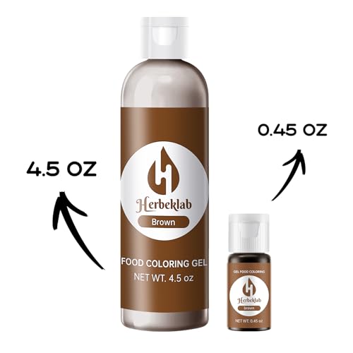 Brown Gel Food Coloring (4.5 Fl Oz)