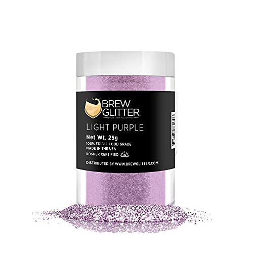 Light Purple BREW GLITTER Edible Glitter For Drinks
