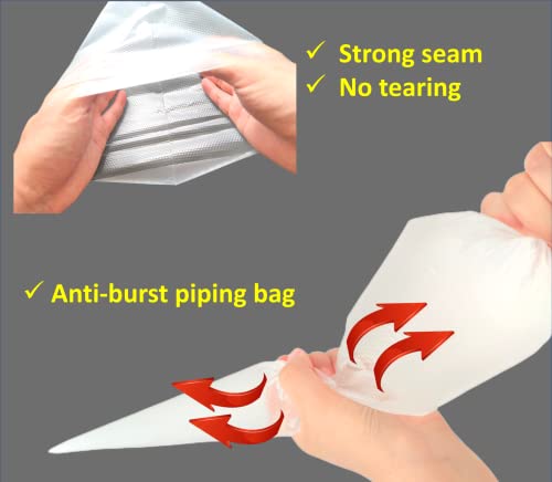 24 Inch Extra Large Piping Bags (100 Count)