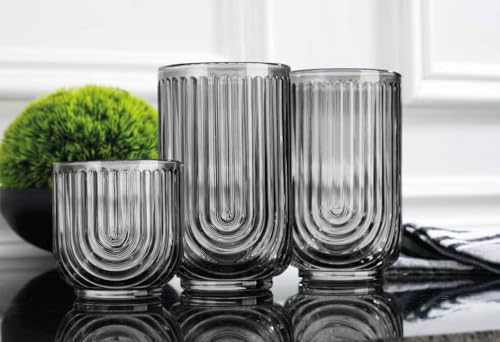 8 Piece Smoke Glassware Set (8 Count)