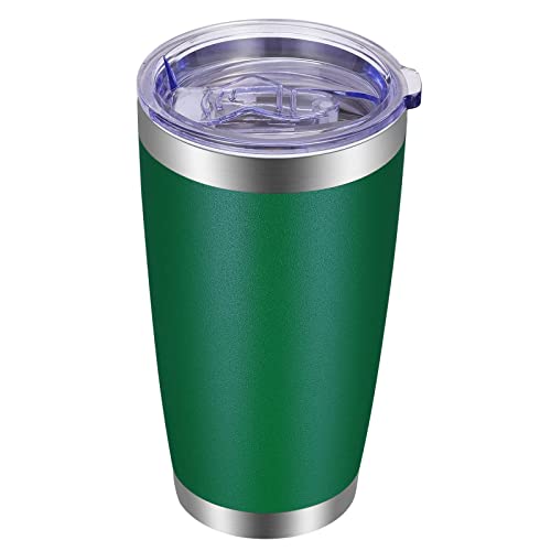 20oz Tumbler with Lid and Straw Stainless Steel Tumbler Cup Vacuum Insulated Double Wall Travel Coffee Mug Powder Coated Coffee Cup