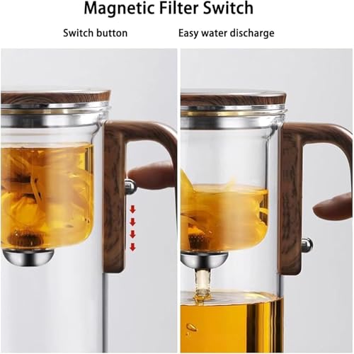 Magnetic Glass Teapot with Infuser