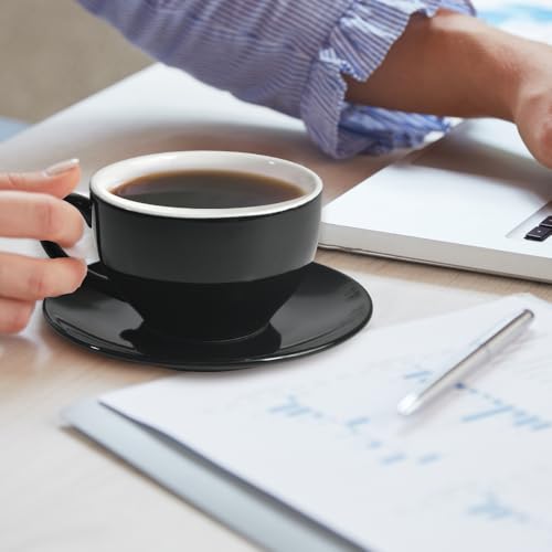 Porcelain Coffee Cup with Saucer 220ml (10.99 Count)