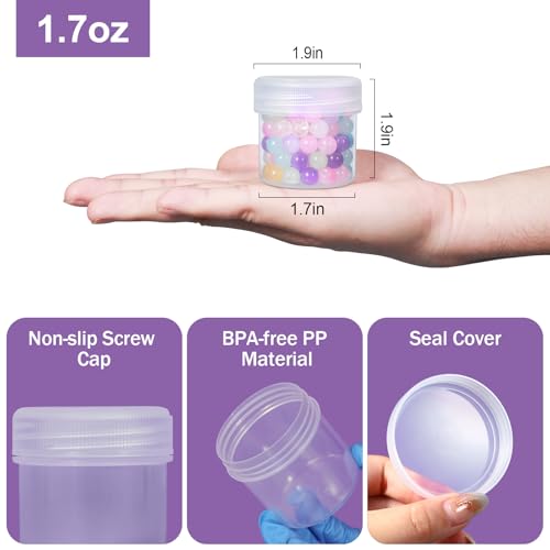 TSA Approved Wide Mouth Travel Size Containers (4 Count)