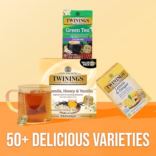 Camomile Honey & Vanilla Herbal Tea Individually Wrapped Bags (100 Count)