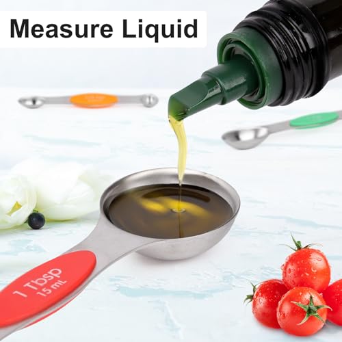 Magnetic Measuring Spoons Set (7 Count)