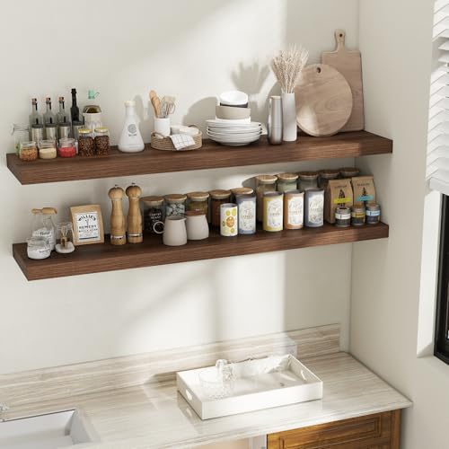 12 Inch Deep Floating Shelves (2 Count)