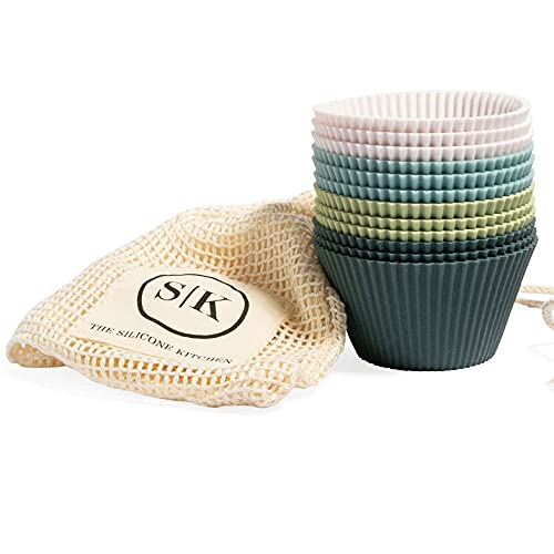 Reusable JUMBO Silicone Baking Cup (12 Count)