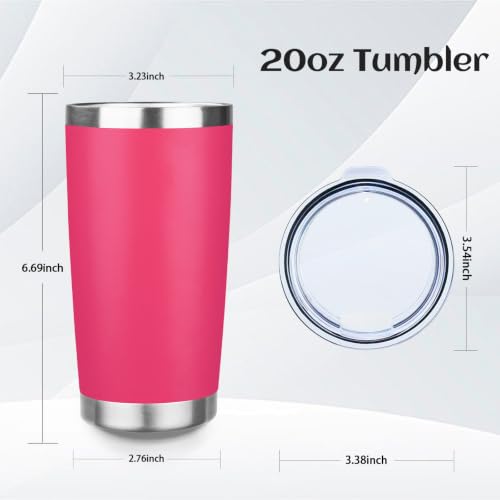 4 Pack 20oz Stainless Steel Travel Coffee Tumbler