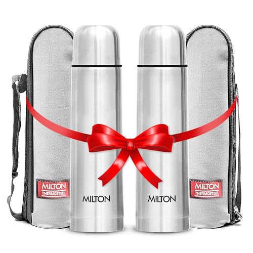 Flask 34 oz Insulated Water Bottle with Cover (2 Count)