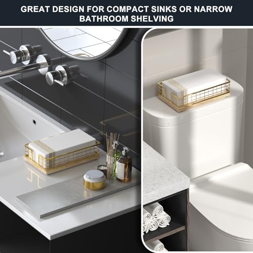 Guest Towel Holder Tray for Bathroom