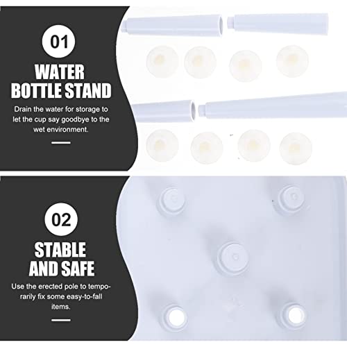 Cup Drying Rack with Draining Design 12.6X7.9X7.1 Inch Space