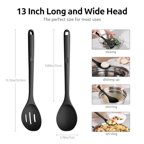 Silicone Spoons Set of 2 (2 Count)