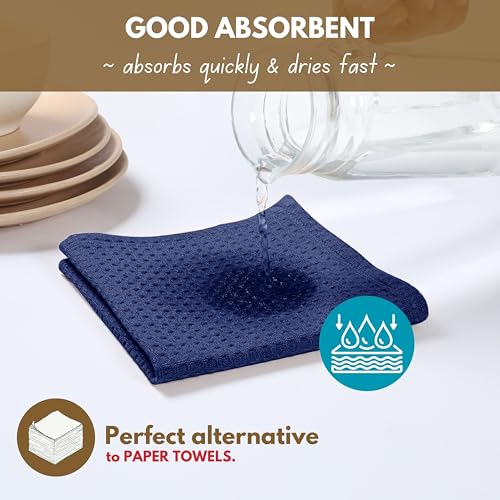 Waffle Dishcloths 12 Pack (12 Count)
