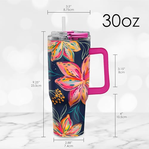 18 8 Stainless Steel Insulated Water Tumbler with Straw