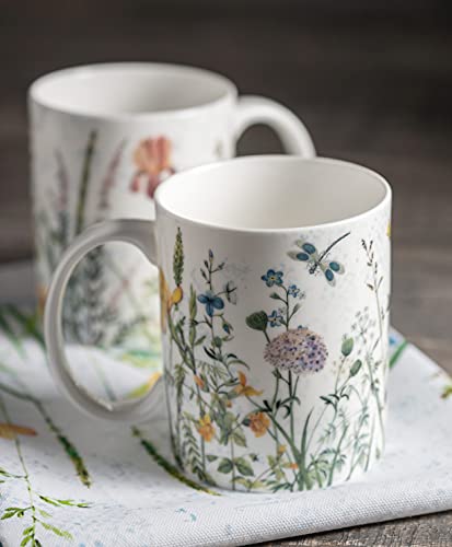 Coffee Mug with Handles Tea Cups (2 Count)