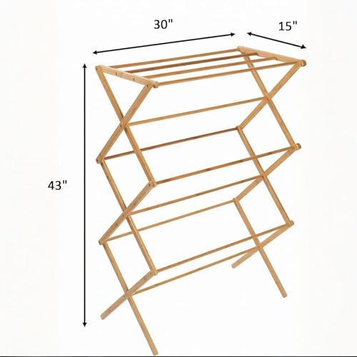 Collapsible Bamboo Drying Rack