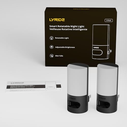 Plug in LED Amber Night Light with Motion Sensor (2 Count)