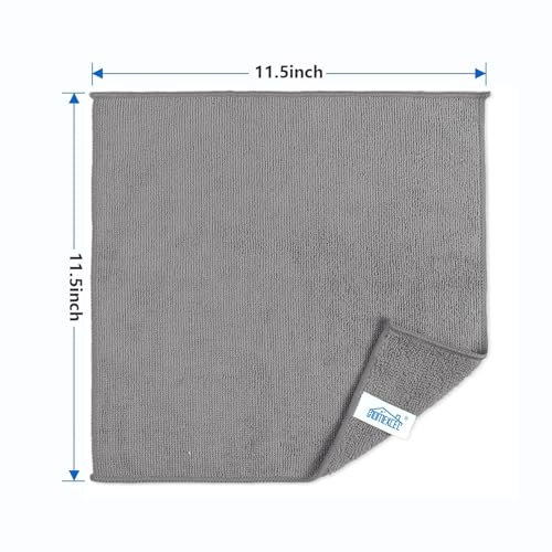 Grey Microfiber Cleaning Cloth 400 Pack (400 Count)
