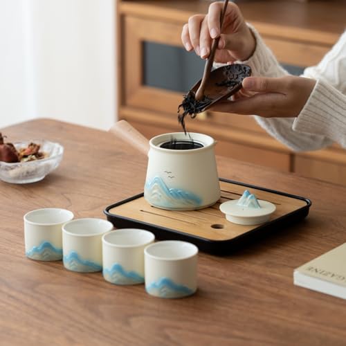 Portable Chinese Tea Set with Carry Bag