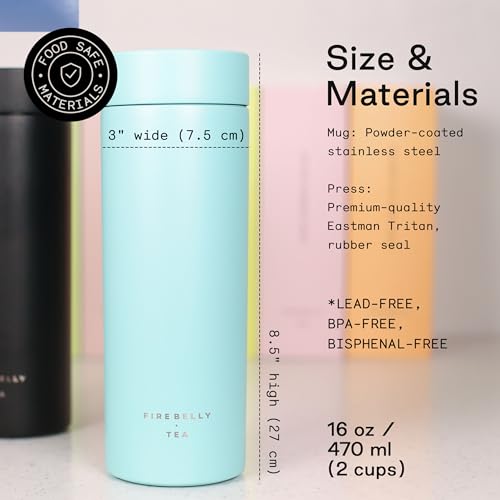 Travel Tea Infuser Mug with Strainer