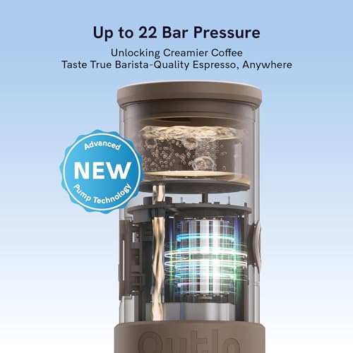 Mino Portable Electric Espresso Machine for Travel with Self