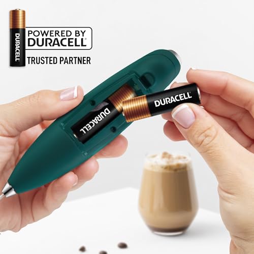 Powerful Milk Frother Wand With Duracell Batteries