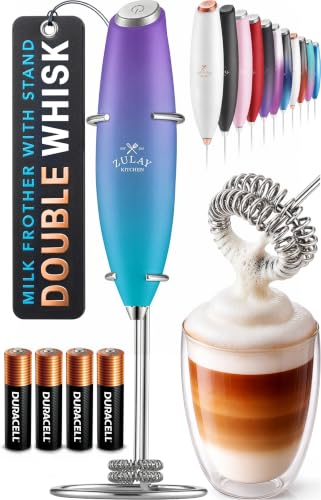 Powerful Milk Frother Wand With Duracell Batteries