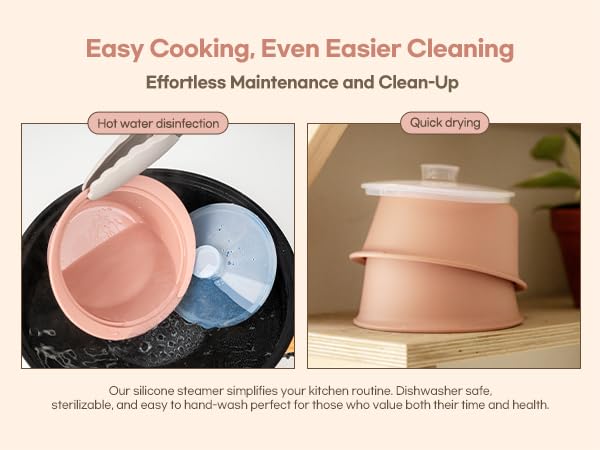 Microwave Silicone Steamer for Baby Food