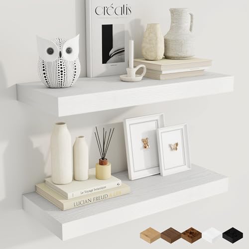 24 Inch Floating Shelves (2 Count)