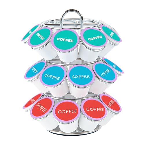 Coffee Pod Holder 6.69 x 6.69 x 8.66 Inches 27 K