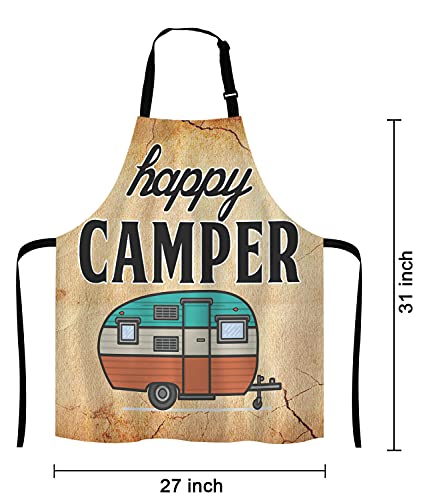 Happy Camper Apron for Women and Men