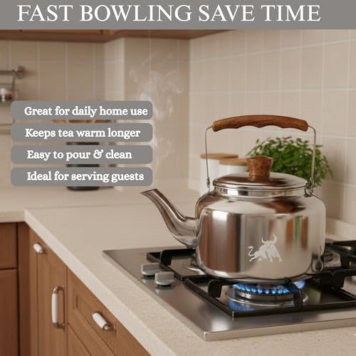 Chandler Tea Kettle for Stove Top 2.34L