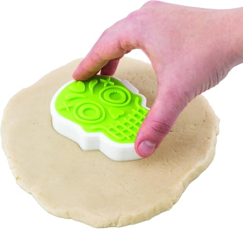 Spectrum Day of the Dead Cookie Cutter Skull Stamps Galletas Dia De Los Muertos Cookie Kit for Baking Decorating Skull Sugar Cookies