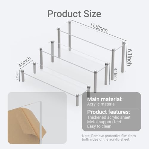 3 Pcs Acrylic Riser