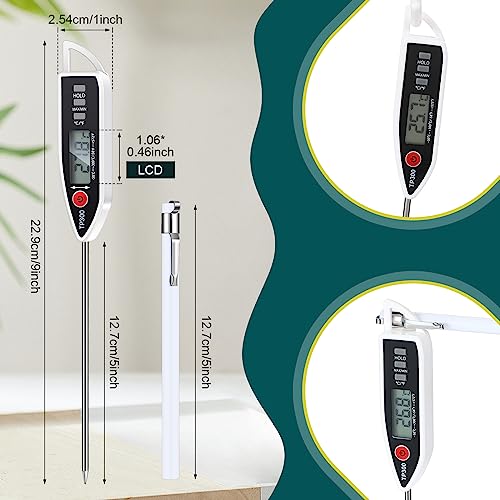 12 Set Digital Food Thermometer Long Probe Instant