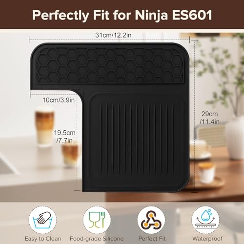 Silicone Top Mat for Ninja Luxe Cafe Espresso Machine ES601 ES701